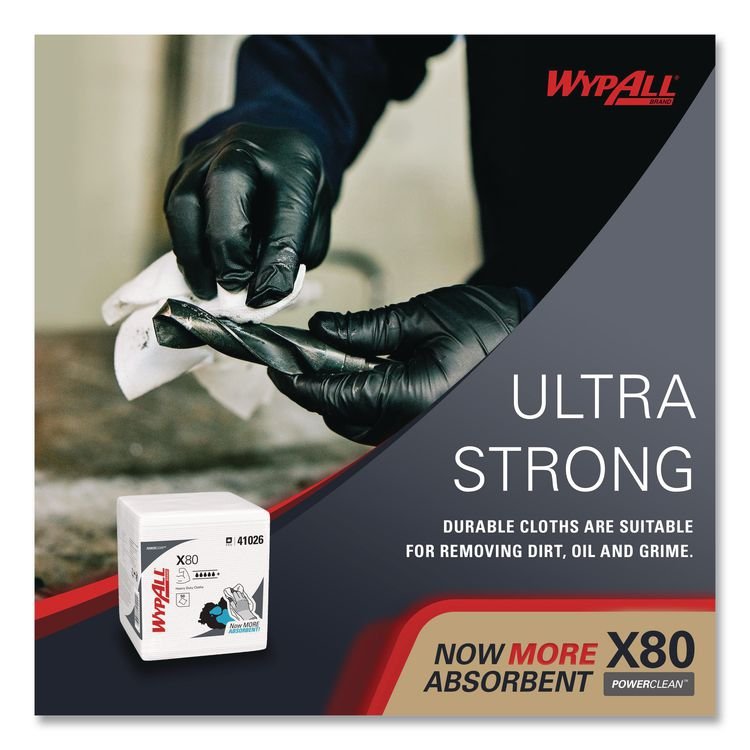 WypAll® Power Clean X80 Cloths - Image 7