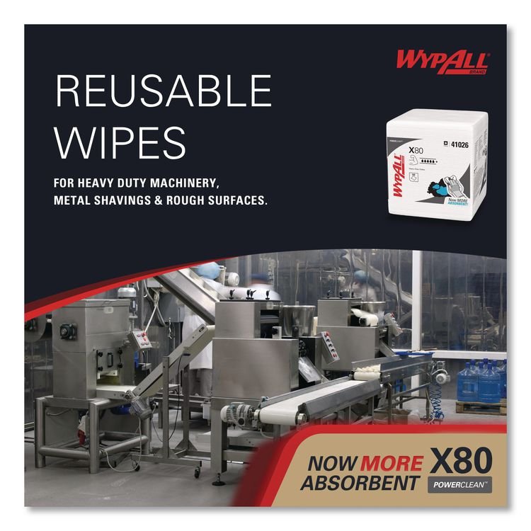 WypAll® Power Clean X80 Cloths - Image 8