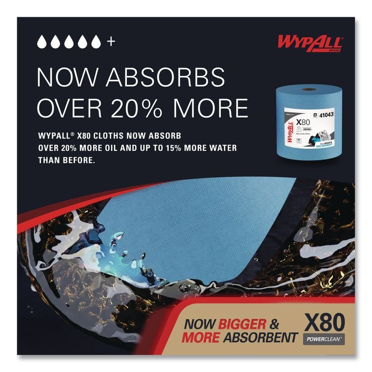 WypAll® Power Clean X80 Cloths - Image 5