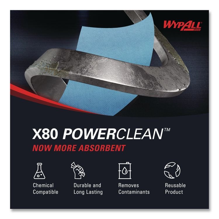 WypAll® Power Clean X80 Cloths - Image 9