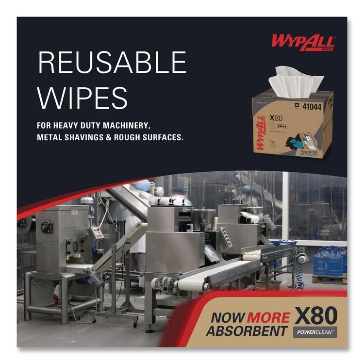 WypAll® Power Clean X80 Cloths - Image 7