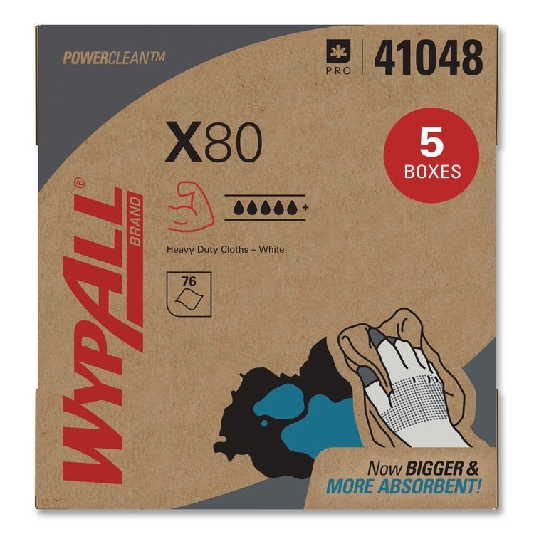 WypAll® Power Clean X80 Cloths