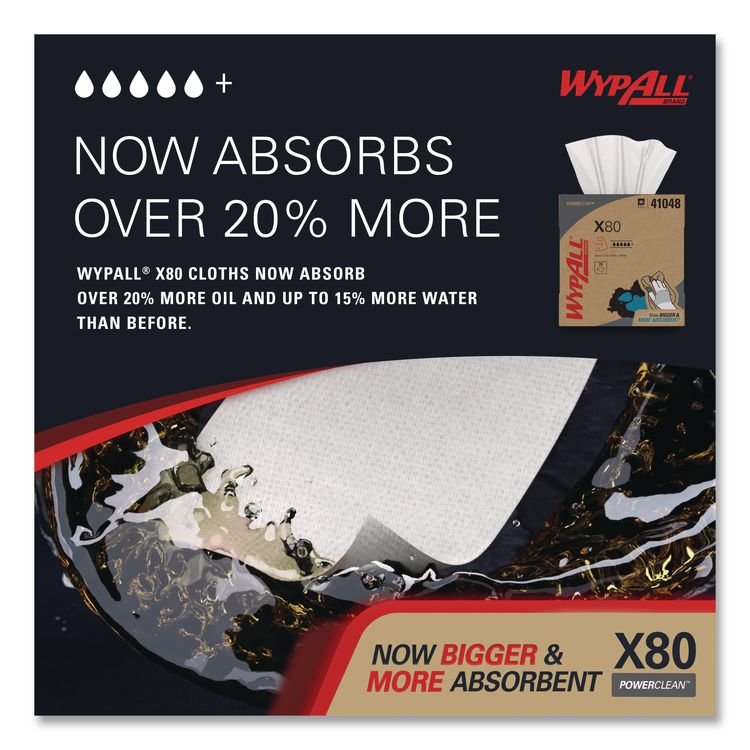 WypAll® Power Clean X80 Cloths - Image 4