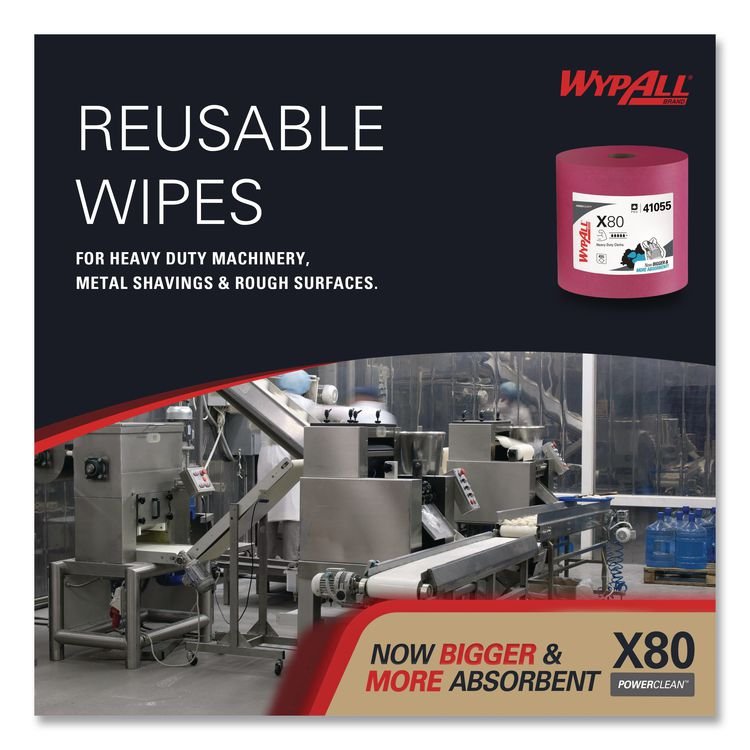 WypAll® Power Clean X80 Cloths - Image 8