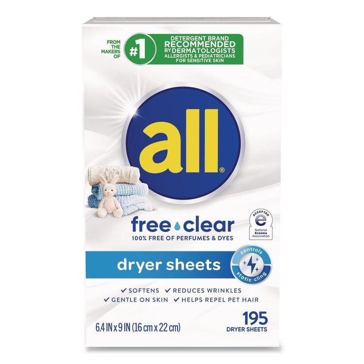 all® Free Clear Dryer Sheets - Image 2