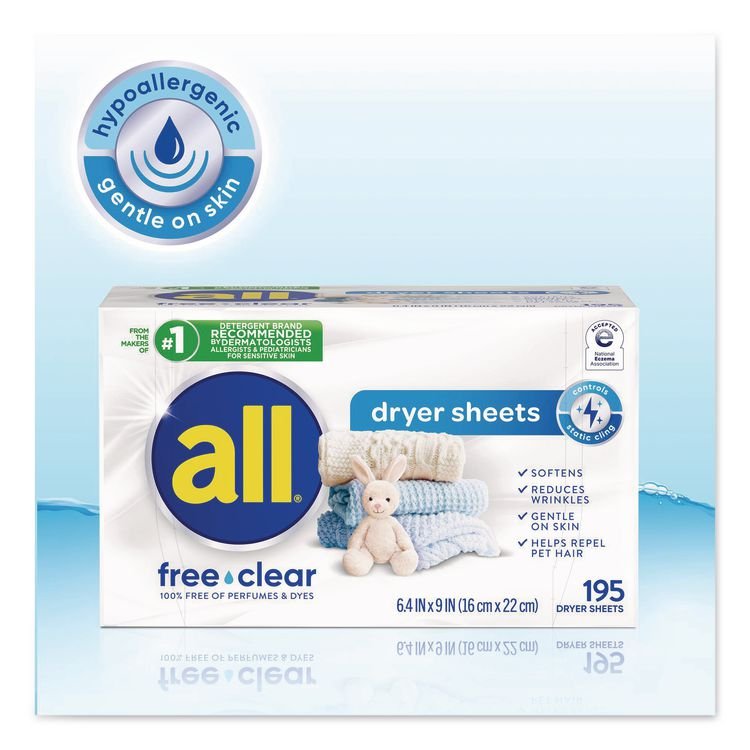 all® Free Clear Dryer Sheets - Image 3
