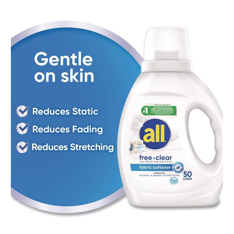 all® Free Clear Liquid Fabric Softener - Image 4