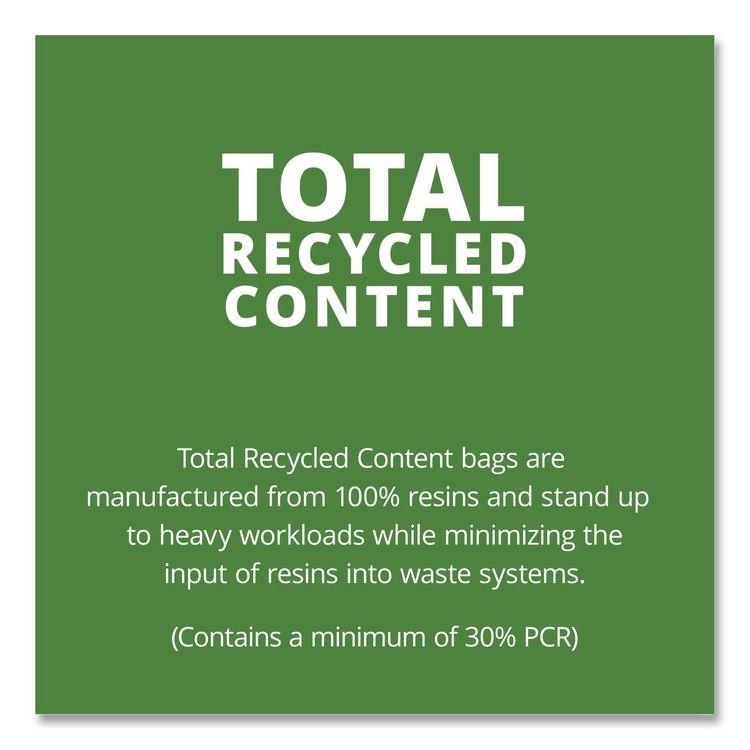Stout® by Envision™ Total Recycled Content Plastic Trash Bags - Image 7