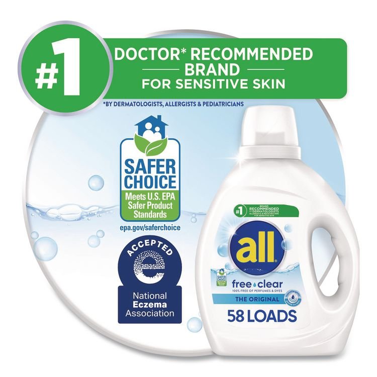 all® Free Clear HE Laundry Detergent - Image 5