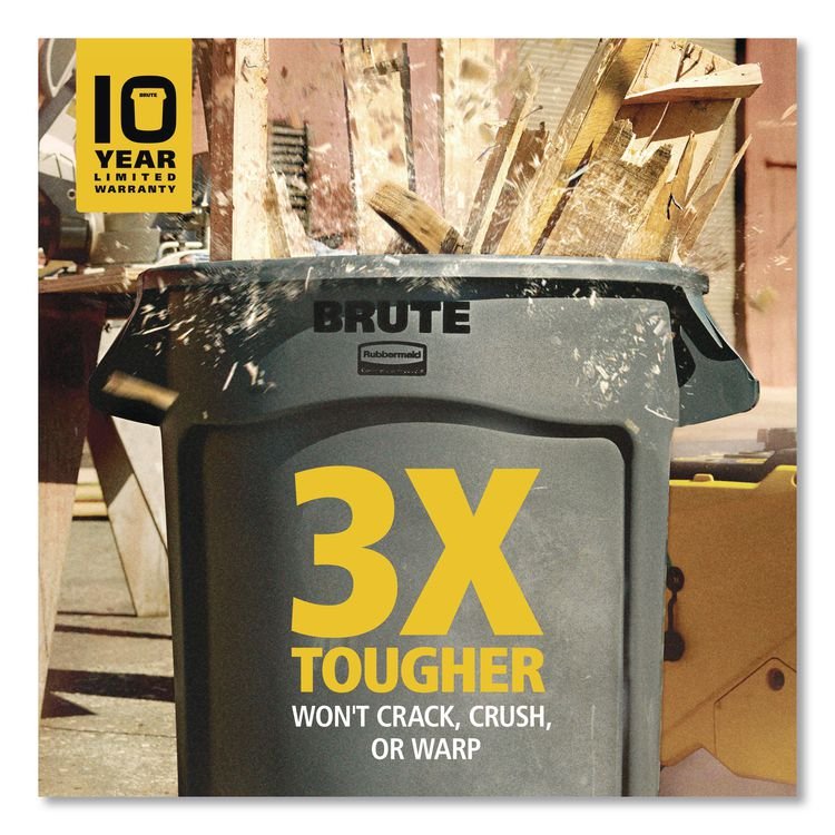 Rubbermaid® Commercial BRUTE® Recycling Container - Image 4