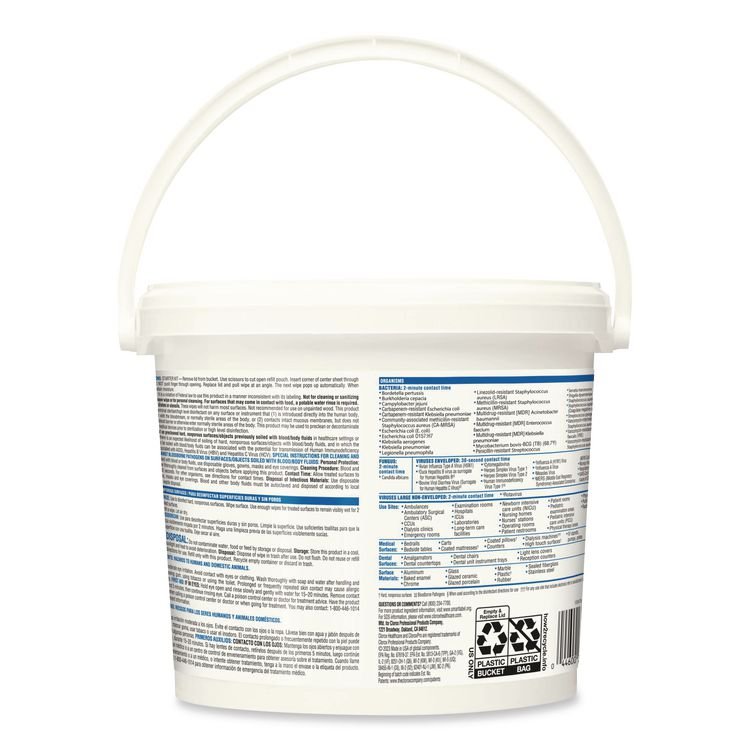 Clorox Healthcare® VersaSure Cleaner™ Disinfectant Wipes - Image 4