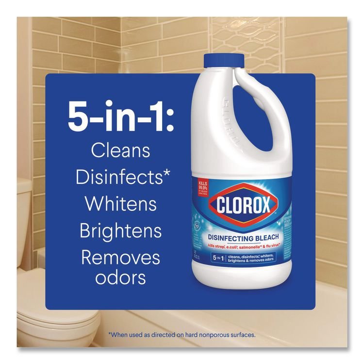 Clorox® Concentrated Regular Disinfecting Bleach - Image 6