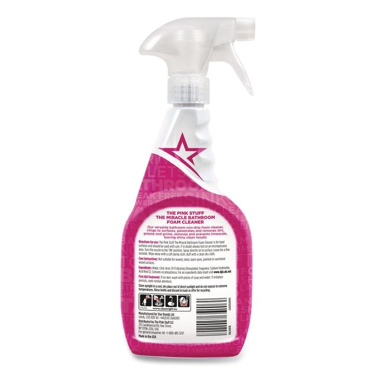 The Pink Stuff Miracle Bathroom Foam Cleaner - Image 3