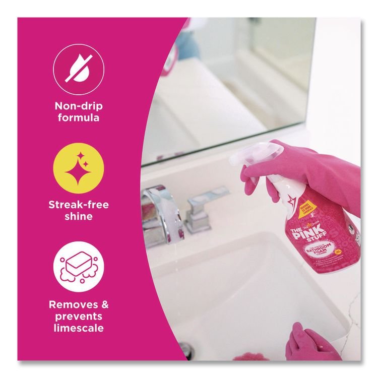 The Pink Stuff Miracle Bathroom Foam Cleaner - Image 5