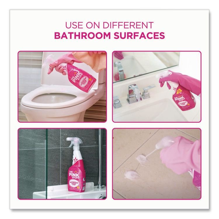 The Pink Stuff Miracle Bathroom Foam Cleaner - Image 6