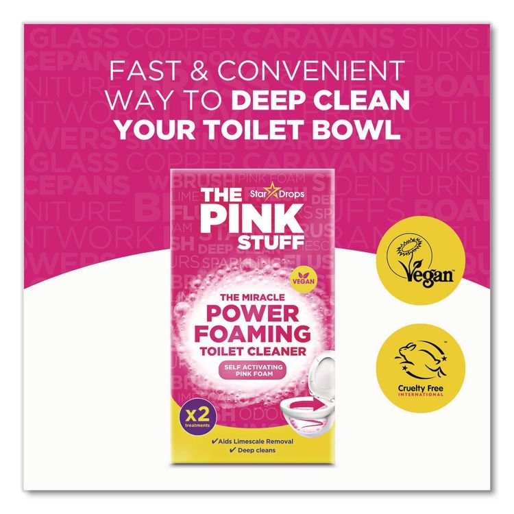 The Pink Stuff Miracle Power Foaming Toilet Cleaner - Image 2