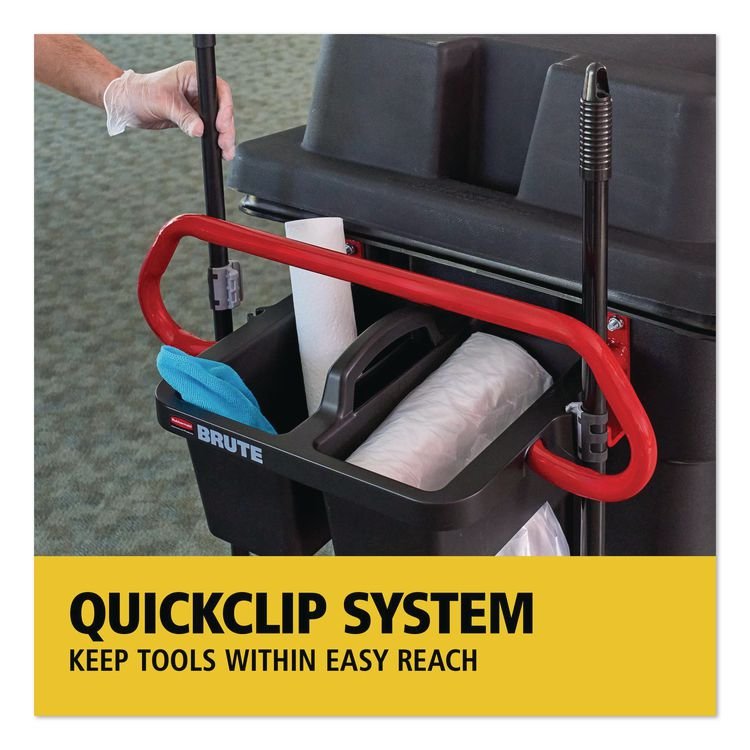 Rubbermaid® Commercial BRUTE® Ergonomic Rotomolded Tilt Truck Handle and Caddy - Image 5