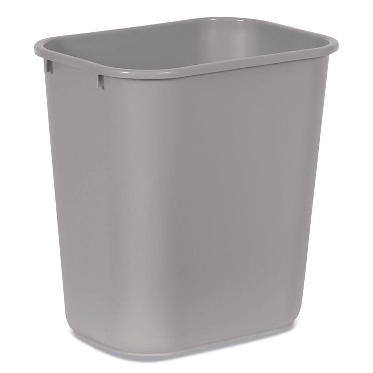 Rubbermaid® Commercial Deskside Plastic Wastebasket
