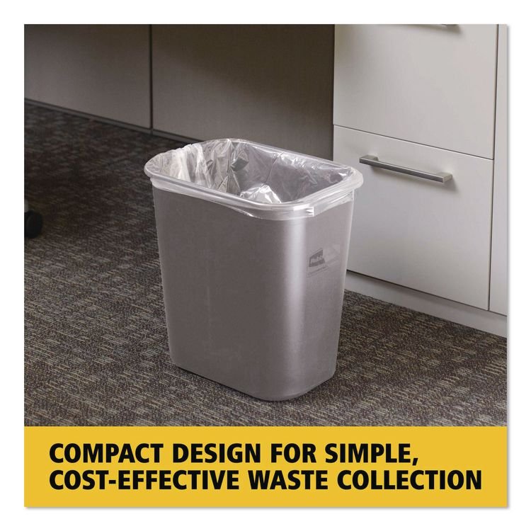 Rubbermaid® Commercial Deskside Plastic Wastebasket - Image 4