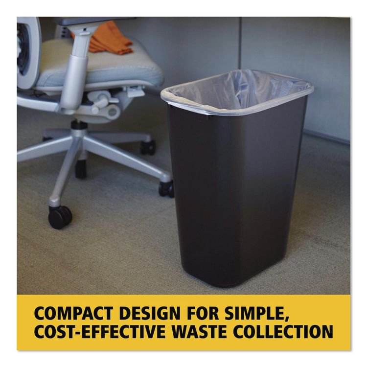 Rubbermaid® Commercial Deskside Plastic Wastebasket - Image 5
