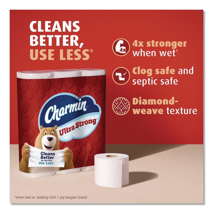 Charmin® Ultra Strong Bathroom Tissue - Image 4
