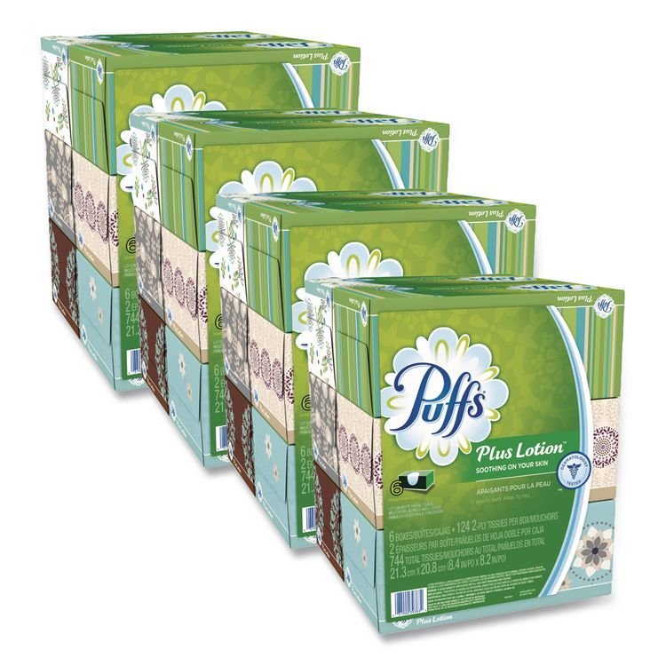 Puffs® Plus Lotion™ Facial Tissue