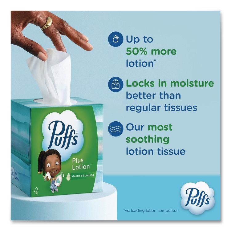 Puffs® Plus Lotion™ Facial Tissue - Image 2