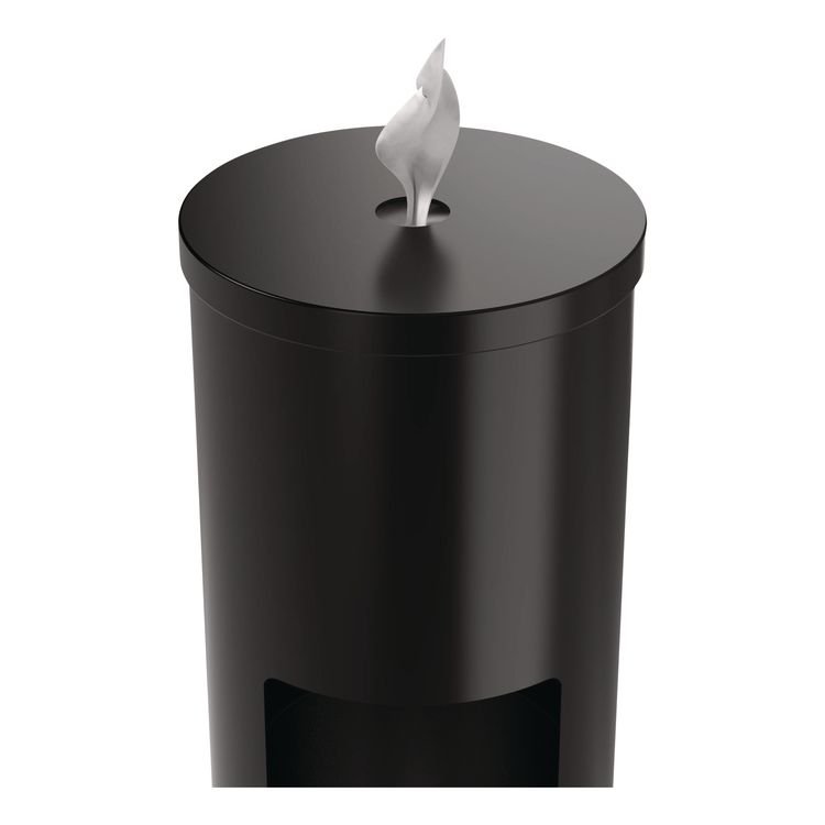 Gritt Commercial Floor Stand Wet Wipe Dispenser Station with 7 Gallon Built-In Trash Can - Image 3