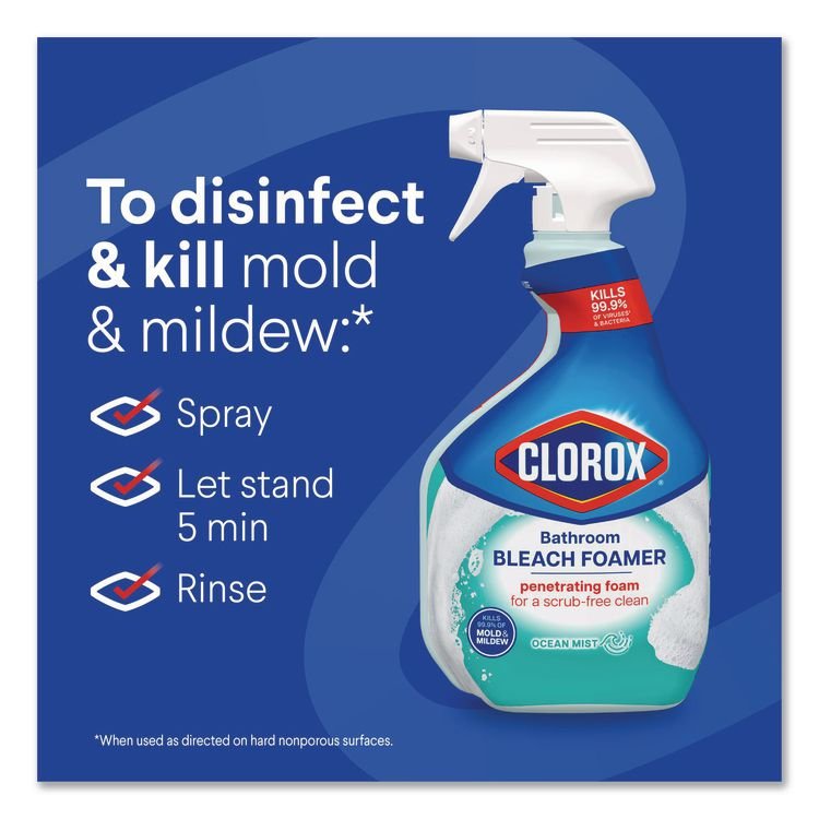 Clorox® Bathroom Foamer with Bleach - Image 10
