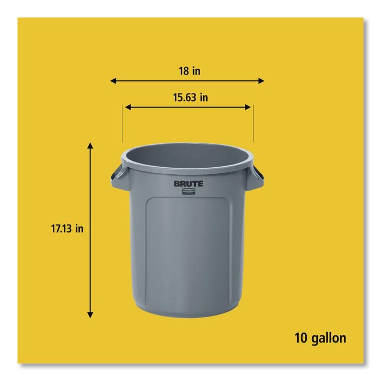 Rubbermaid® Commercial Vented Round BRUTE® Container - Image 2