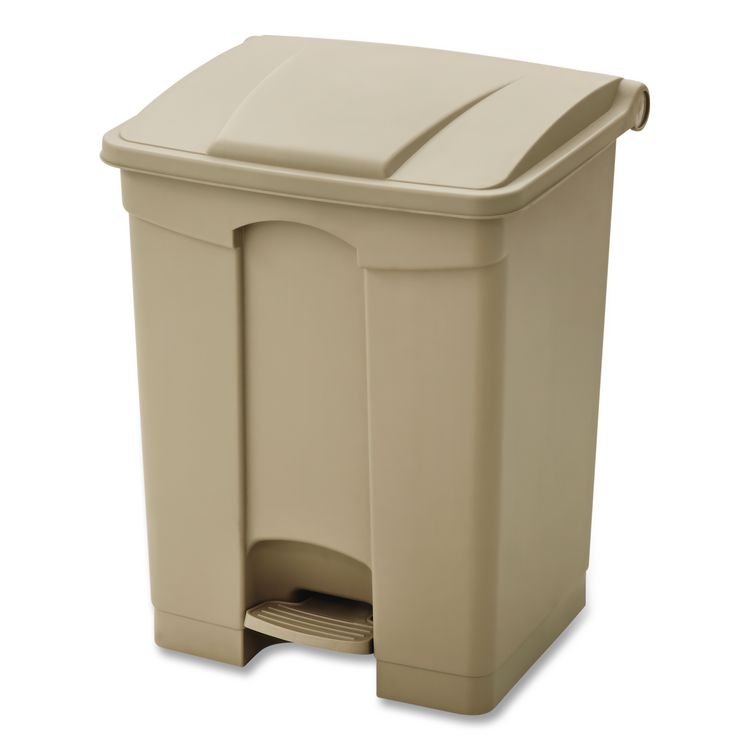 Safco® Large Capacity Plastic Step-On Receptacle - Image 4