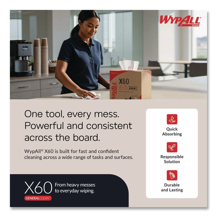 WypAll® General Clean™ X60 Cloths - Image 8