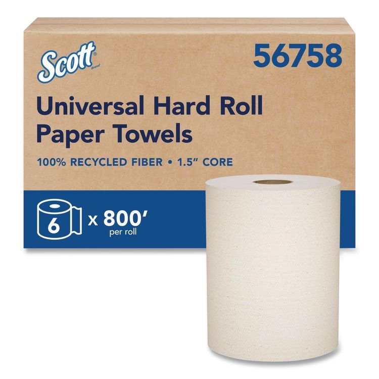 Scott® Essential 100% Recycled Fiber Hard Roll Towel - Image 10