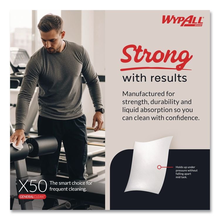 WypAll® GeneralClean™ X50 Cleaning Cloths - Image 6