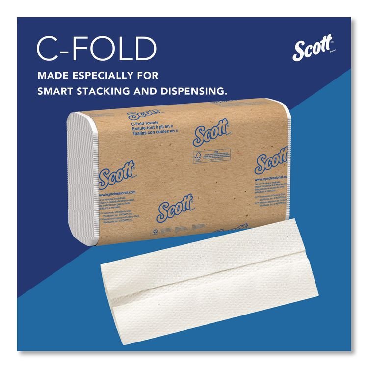 Scott® Essential C-Fold Towels - Image 8