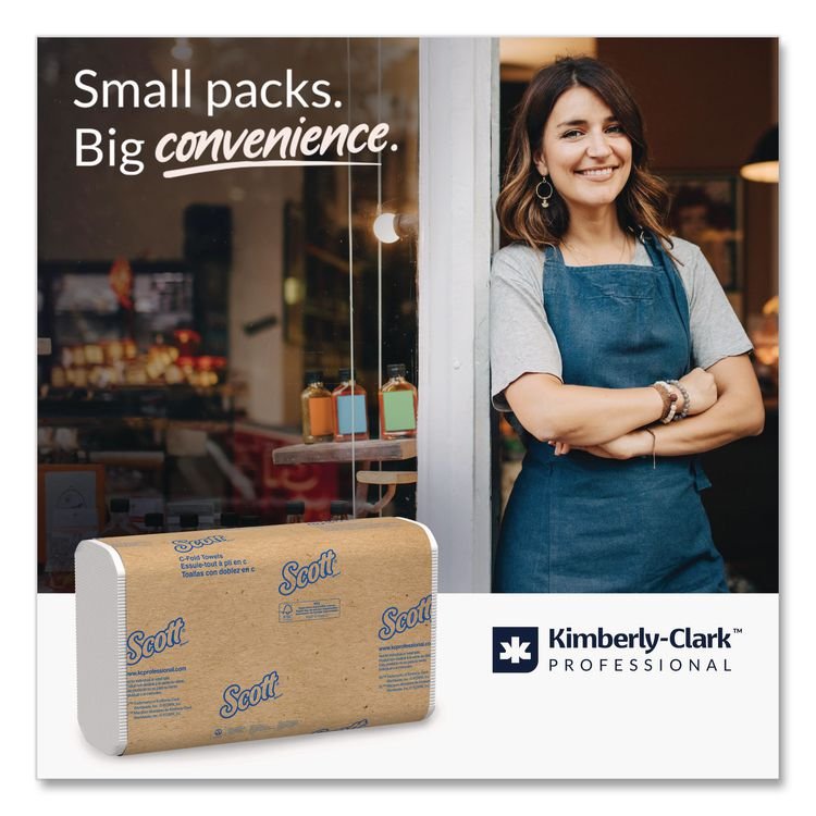 Scott® Essential C-Fold Towels - Image 3