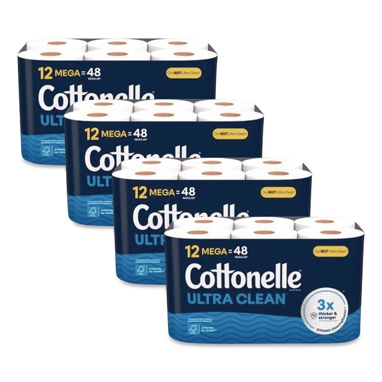 Cottonelle® Ultra CleanCare Toilet Paper, Strong Bath Tissue