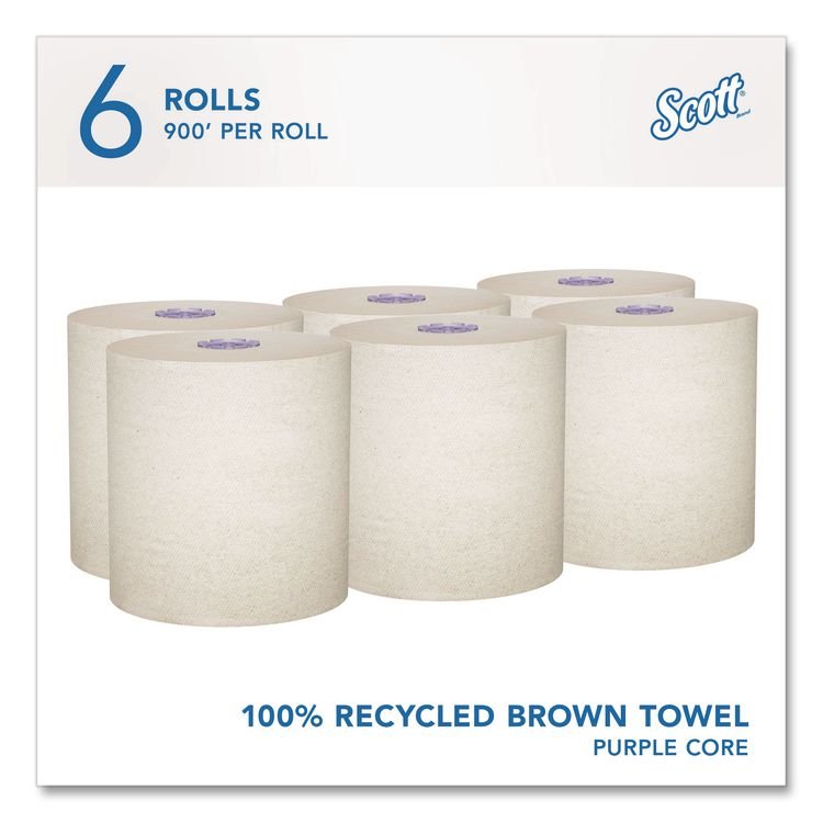 Scott® 100% Recycled Hard Roll Paper Towels - Image 2
