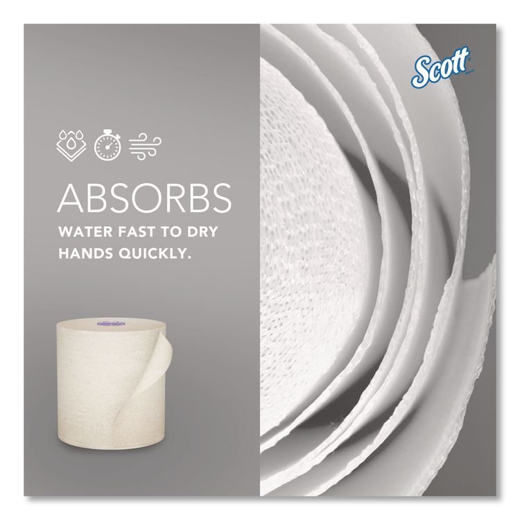 Scott® 100% Recycled Hard Roll Paper Towels - Image 5