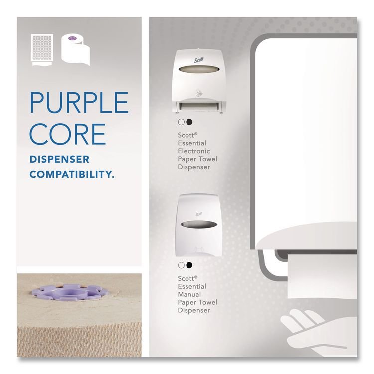 Scott® 100% Recycled Hard Roll Paper Towels - Image 9