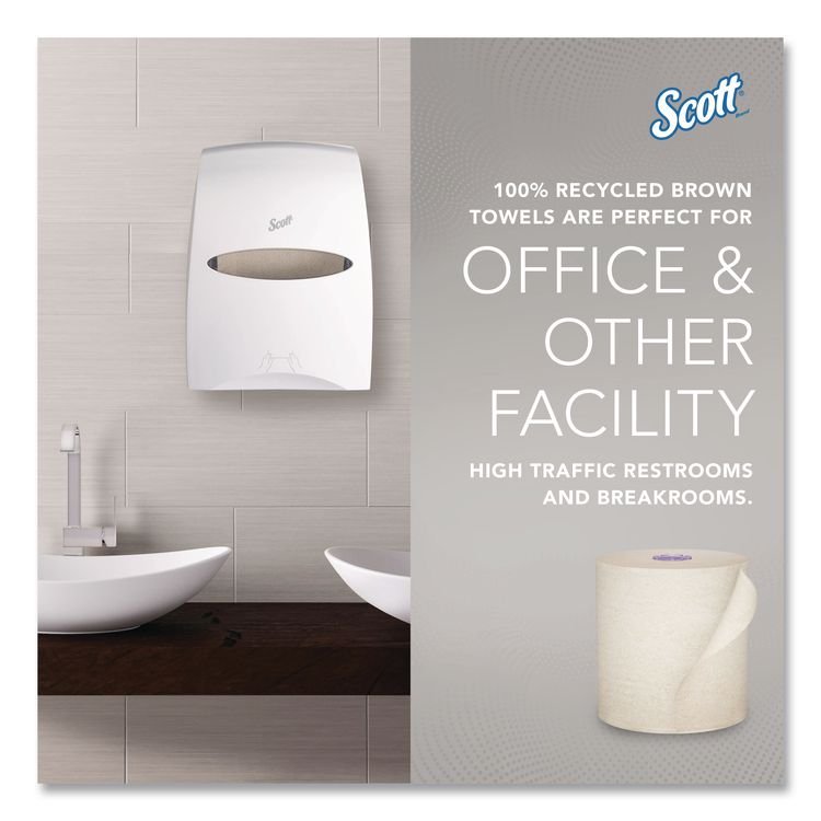 Scott® 100% Recycled Hard Roll Paper Towels - Image 10