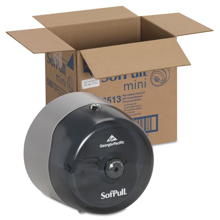 Georgia Pacific® Professional SofPull Mini Centerpull Single-Roll Bath Tissue Dispenser - Image 3