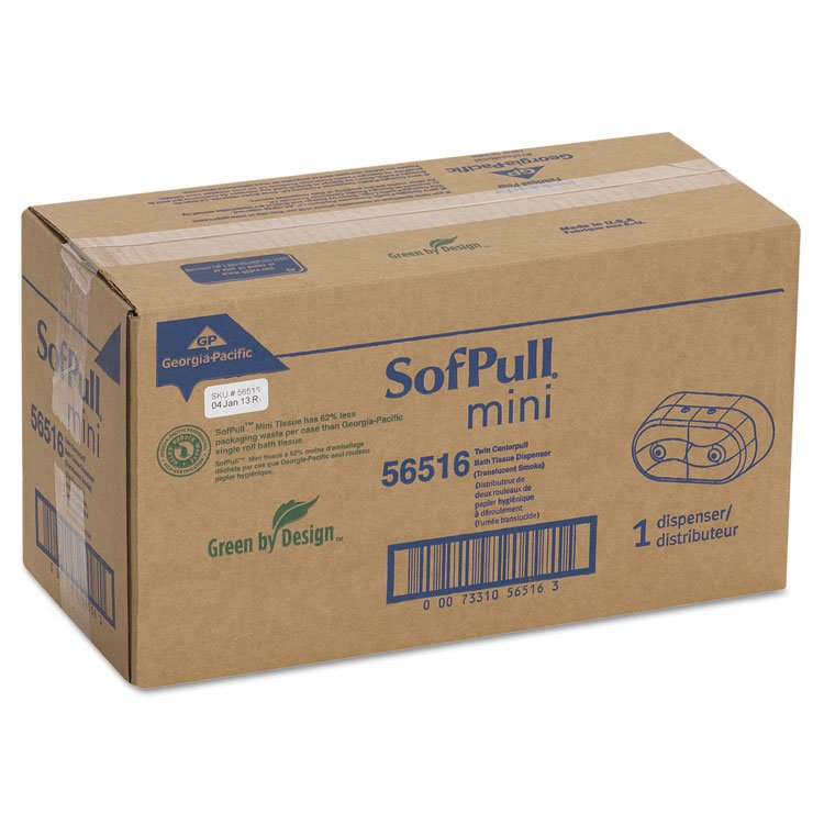 Georgia Pacific® Professional SofPull Mini Centerpull Twin-Roll Bath Tissue Dispenser - Image 2