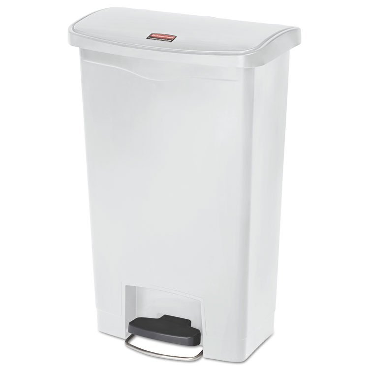 Rubbermaid® Commercial Slim Jim Streamline Resin Step-On Container