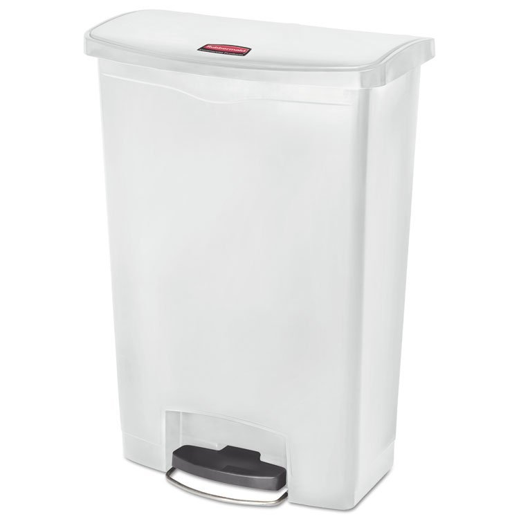 Rubbermaid® Commercial Slim Jim Streamline Resin Step-On Container