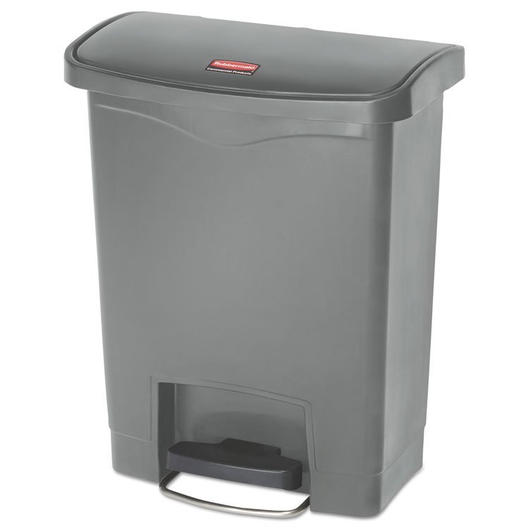 Rubbermaid® Commercial Slim Jim Streamline Resin Step-On Container