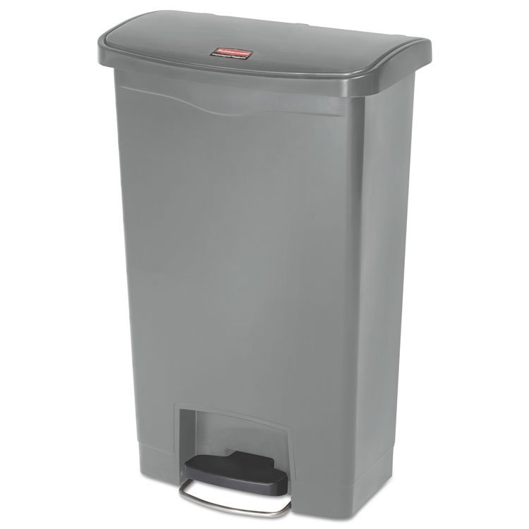 Rubbermaid® Commercial Slim Jim Streamline Resin Step-On Container
