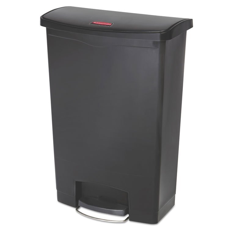 Rubbermaid® Commercial Slim Jim Streamline Resin Step-On Container