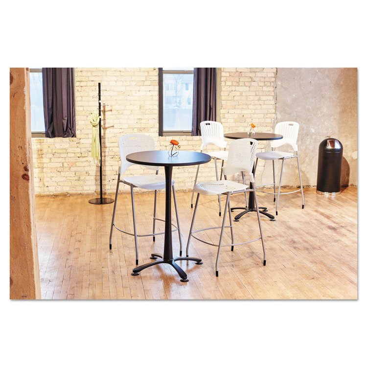 Safco® Dome Top Receptacle with Spring-Loaded Door - Image 4