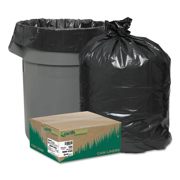 Earthsense® Commercial Linear Low Density Recycled Can Liners